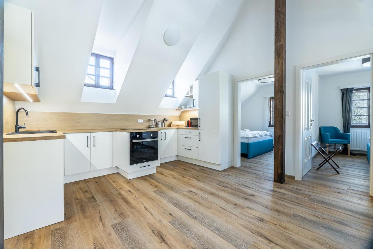 Residence Wurmfeld - Rodinny Apartman S 3 Loznicemi Český Krumlov Buitenkant foto